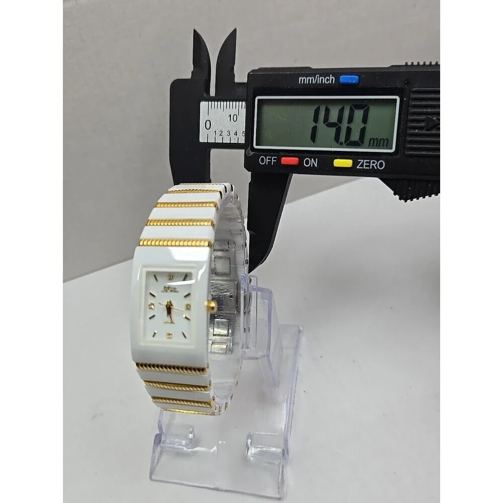Daniel Steiger Cobra Blanco White Gold Ceramic Sapphire Womens Watch New Battery